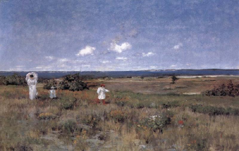 William Merritt Chase Near the beach oil painting picture